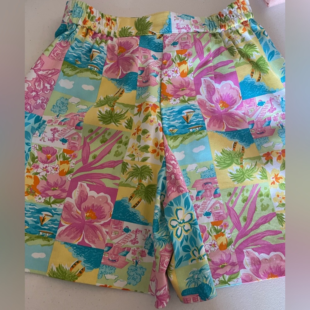 NWOT Briggs New York Petites Tropical Print Skort Size 8 - Picture 3 of 6